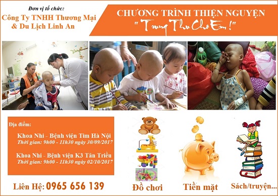 CHƯƠNG TRÌNH THIỆN NGUYỆN: “TRUNG THU CHO EM”